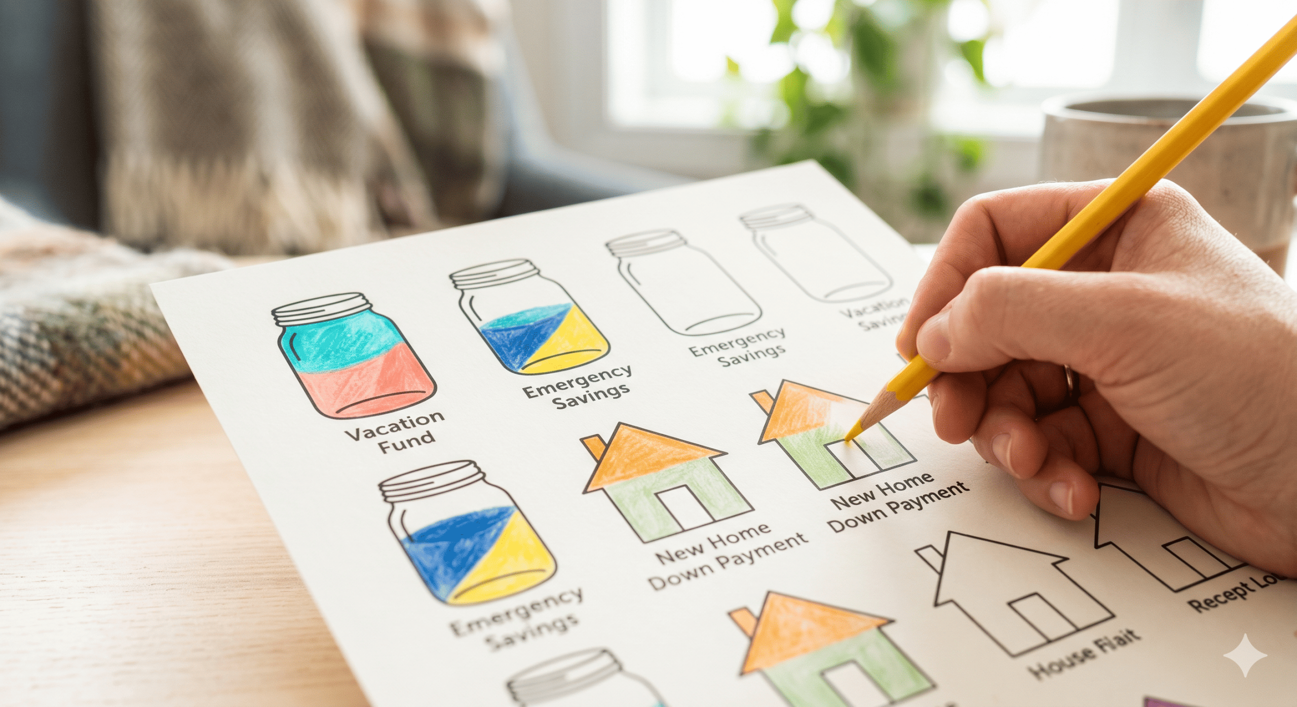 Emergency Fund Visual Tracker & Sinking Funds Bundle